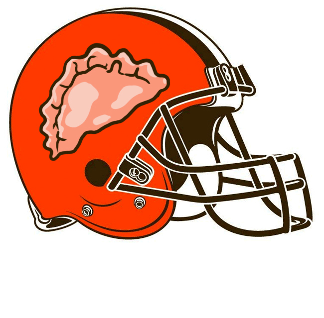 Cleveland Browns Pierogies Logo iron on transfers